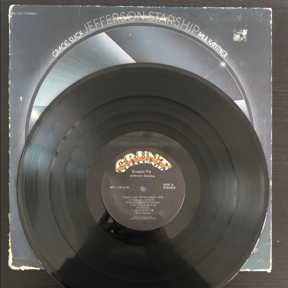 Jefferson Starship Vinyl Lp Dragon Fly ‘74